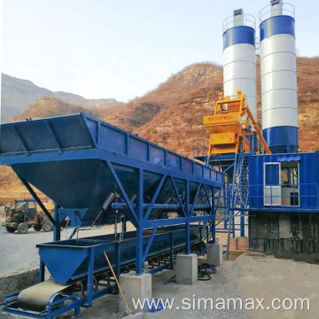 cheap price mini concrete mix plant hzs25